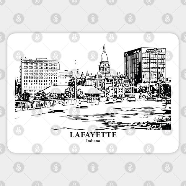 Lafayette - Indiana Sticker by Lakeric